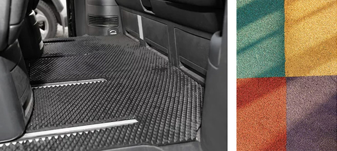 asian rubber works car and coir mat